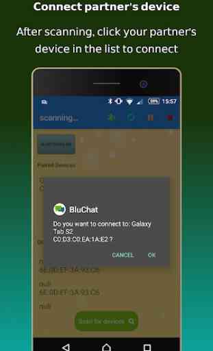 BluChat - Bluetooth Chat - Transfer - QR, Bar Code 3