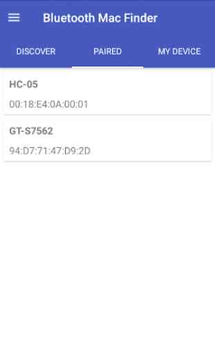Bluetooth Mac Address Finder 3