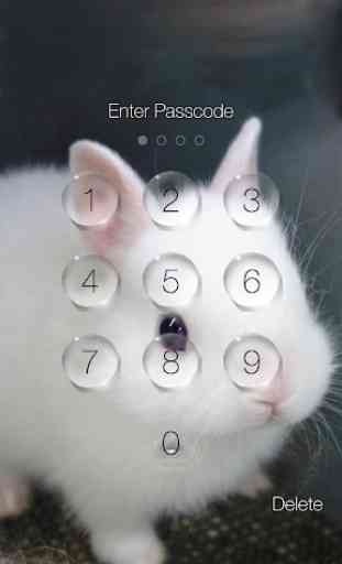 Bunny Pin Lock Screen 2