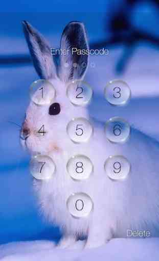 Bunny Pin Lock Screen 4