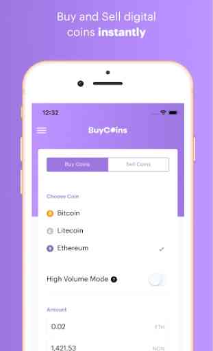 BuyCoins - Buy & Sell Bitcoin, Ethereum, Litecoin 1
