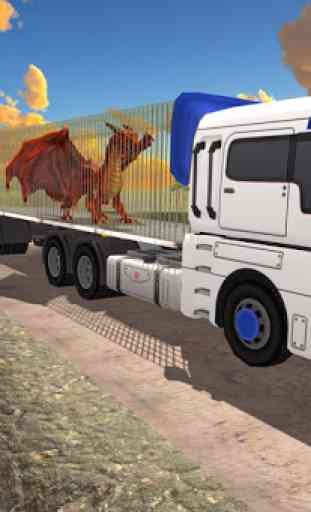 camion trasportatore drago: sim trasporto animali 3