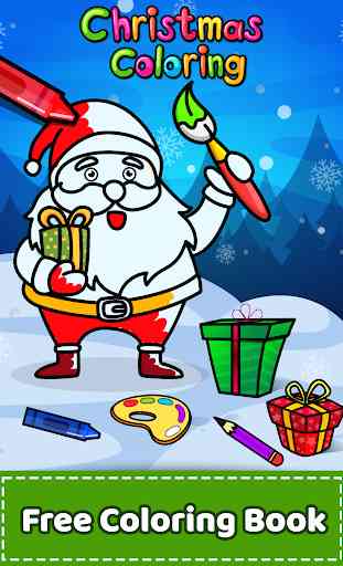 Christmas Coloring Book & Games for kids & family 1
