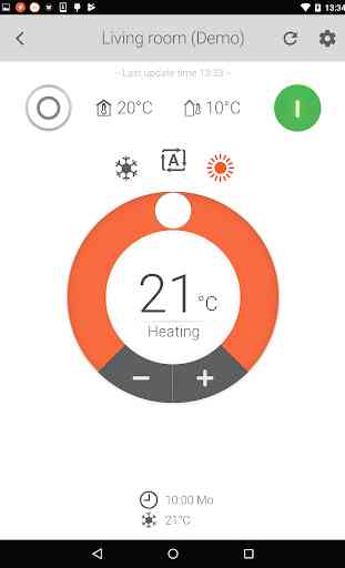 Daikin Online Control Heating 2