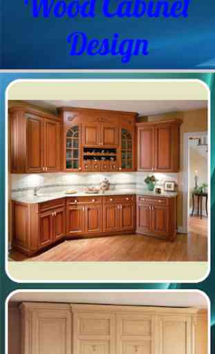 Design del cabinet in legno 1