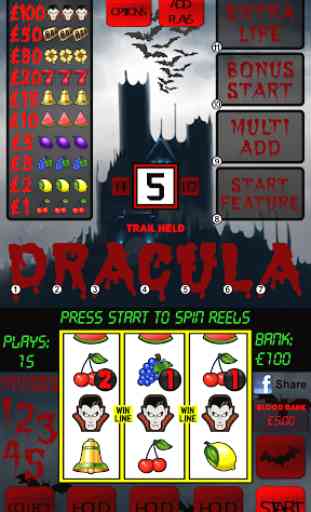 Dracula Fruit Machine 1