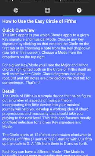 Easy Circle of Fifths (no ads, 100% free) 3