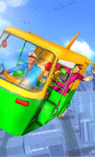 Flying Tuk Tuk Simulator:City Transport Games 1