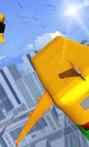 Flying Tuk Tuk Simulator:City Transport Games 4