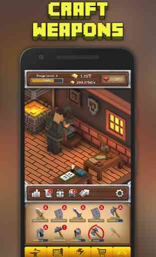 ForgeCraft - Idle Tycoon. Crafting Business Game. 1