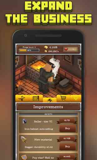 ForgeCraft - Idle Tycoon. Crafting Business Game. 4