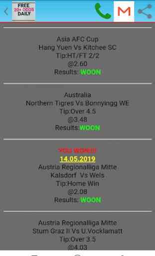 FREE 20+ ODDS DAILY 2
