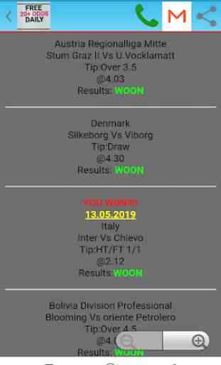 FREE 20+ ODDS DAILY 3