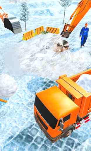 Heavy Duty Snow Excavator: Crane Simulator 2