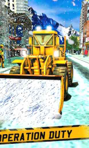 Heavy Duty Snow Excavator: Crane Simulator 4