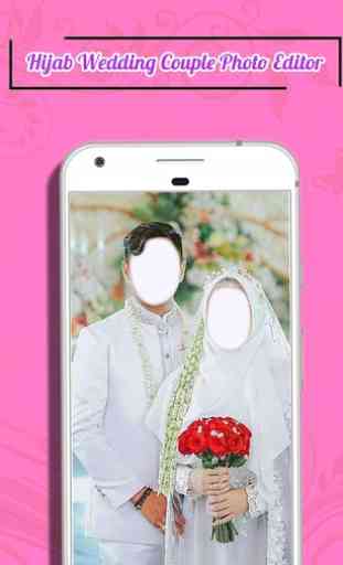 Hijab Wedding Couple Photo Editor 3