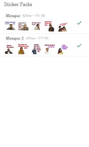 Mirzapur : Stickers for WhatsApp 1