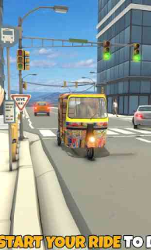 Modern Tuk Tuk Rickshaw Driving Simulator 4