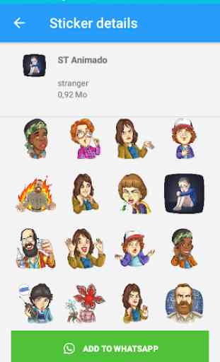 New Stranger Thins Stickers for Whatsapp 2019 1