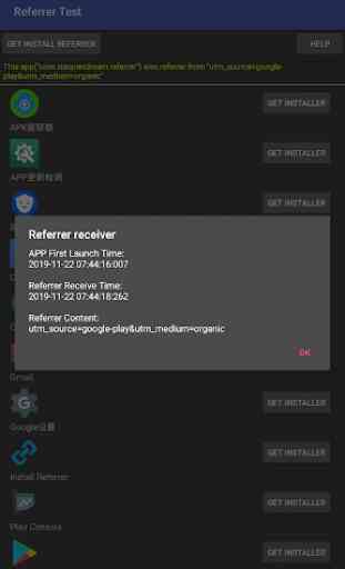 Play Store Install Referrer Test 1