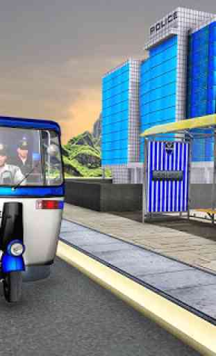 Police Tuk Tuk Simulator: Mega Ramp Drive 4