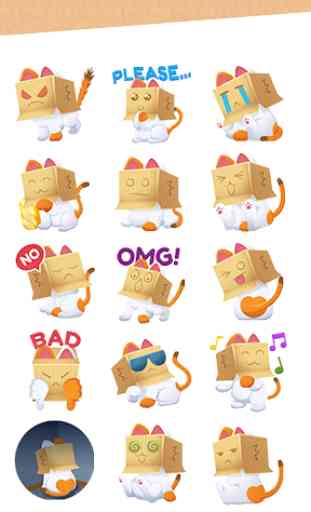 Puss In Box Sticker for Facebook 2