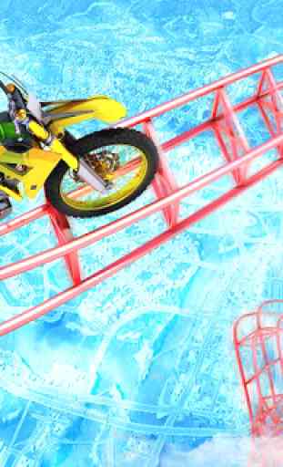 Real Impossible Bike Stunts 2019 : Mega Ramp Games 2