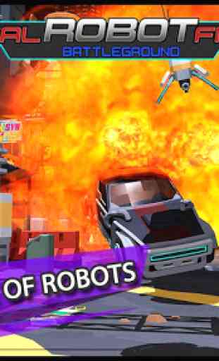 Real Robot Fire Battleground : Free Sci-fi Firing 1