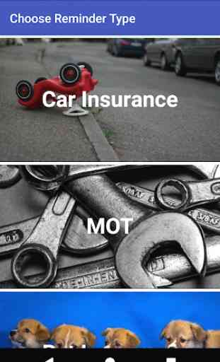 Remindful - Insurance, MOT and Road Tax Reminder 2