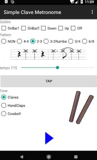 Simple Clave Latin Metronome 1
