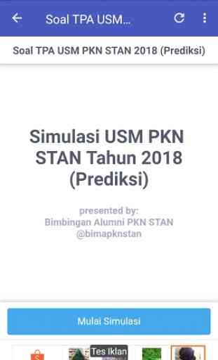 Soal Prediksi USM PKN STAN 2020 Sistem CAT 3