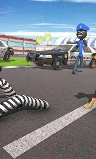 stickman cane poliziotto simulatore di crimine cac 4