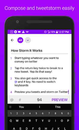 Storm It - Tweetstorm on Twitter 1