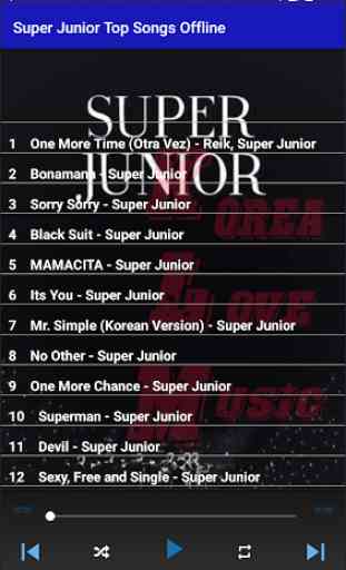Super Junior Top Songs Offline 1