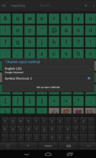 Symbols Shortcuts 2 with custom Keyboard 4