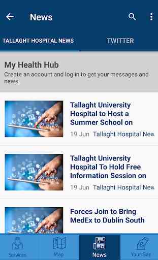 TUH Patient App: Tallaght Hospital Patient Connect 3