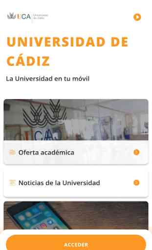 UCAapp, Universidad de Cádiz 1