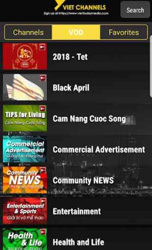 Viet Channels for Android TV 3