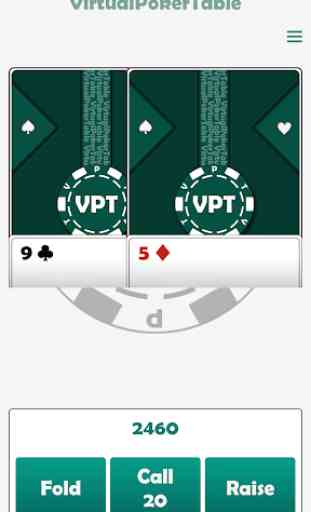 Virtual Poker Table : Cards, Chips & Dealer 3