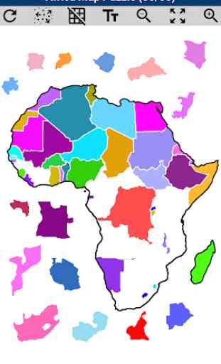 Africa Map Puzzle 3