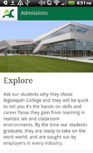 Algonquin College - Admissions 2