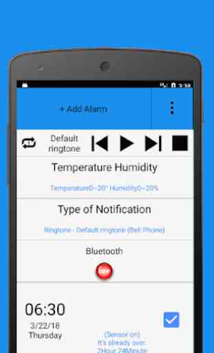 Allarme di umidità di temperatura per SensorTag 1