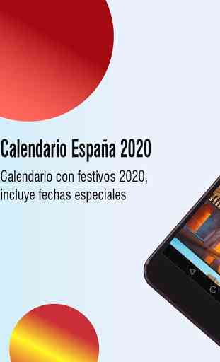 calendario españa 2020, calendario con festivos 1