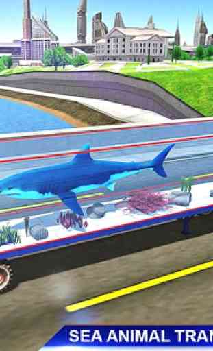 camion trasporto animali marini simulatore d guida 3
