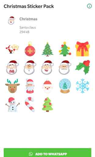 Christmas Stickers for WhatsApp -  WAStickerApps 2