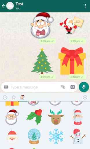 Christmas Stickers for WhatsApp -  WAStickerApps 4