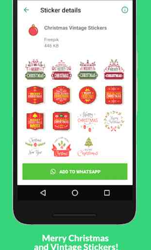 Christmas Stickers for WhatsApp, WAStickerApps 4
