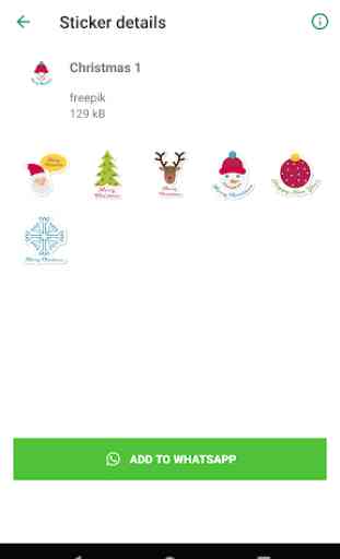 Christmas Stickers - WAStickerApps 2