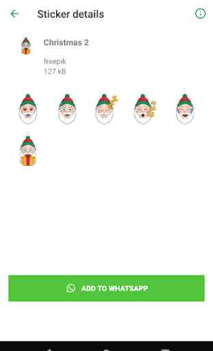 Christmas Stickers - WAStickerApps 3