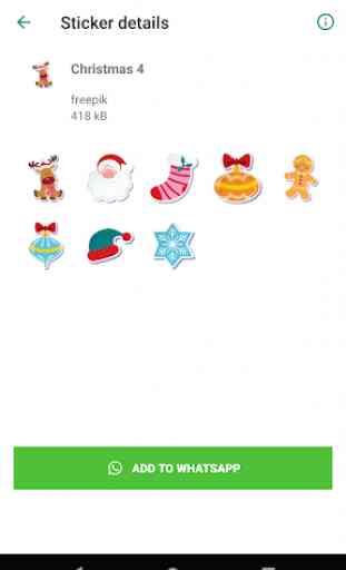 Christmas Stickers - WAStickerApps 4